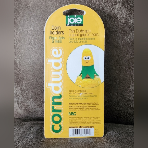 🆕️JOIE 4pc Corn Dude Holders🌽 - Picture 3 of 3